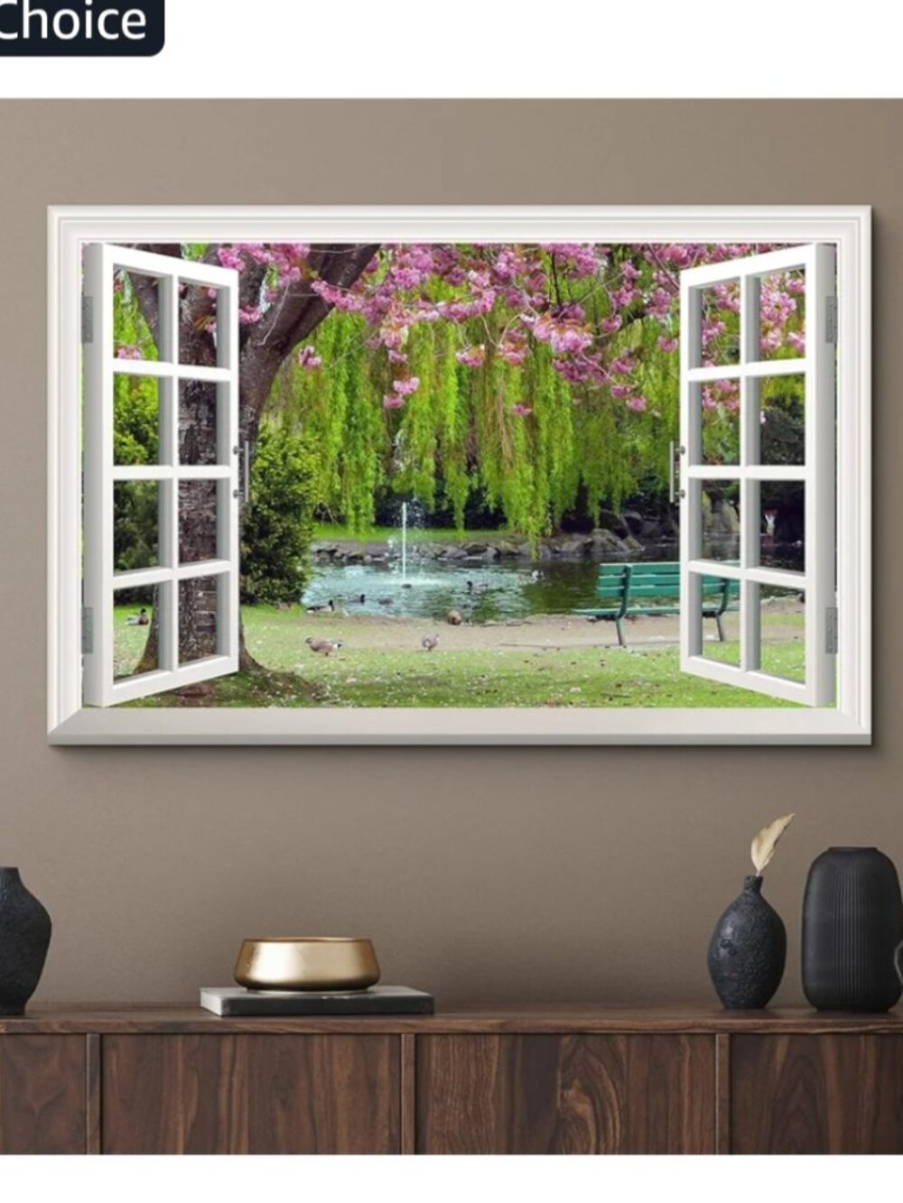 Canvas Print Wall Art - Window View